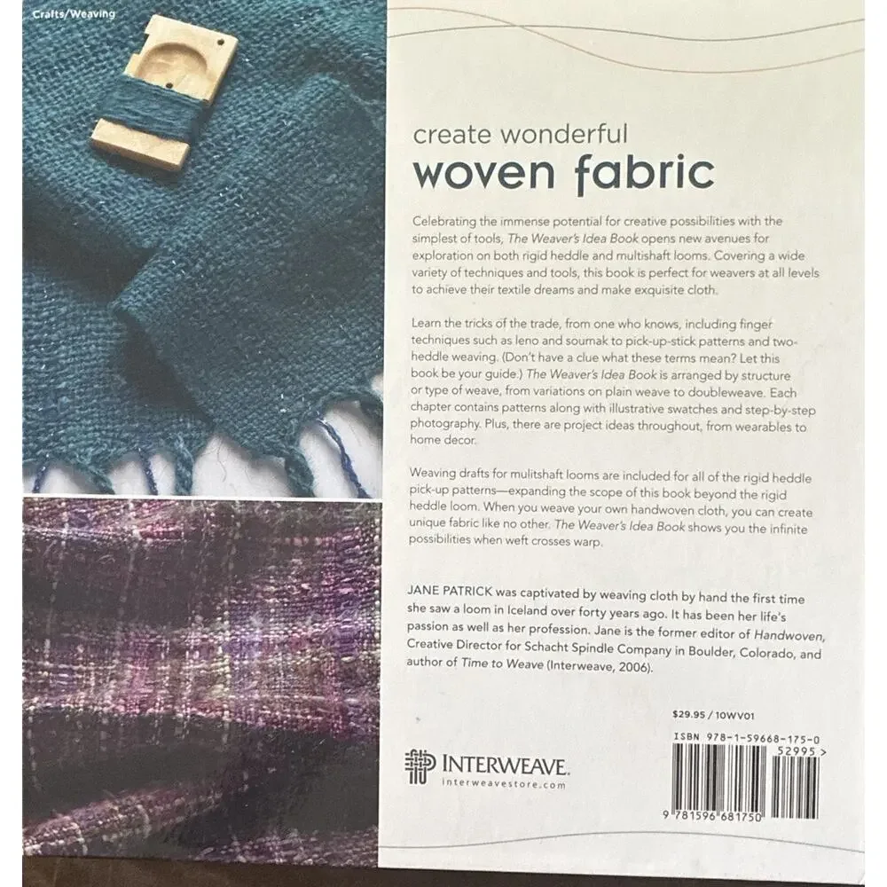 The Weaver's Idea Book: Creative Cloth on Rigid Heddle Loom 2010 Beginner Interm